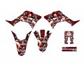 2019-2023 Crf 250 F Jester Red Senge Graphics Base Kit For Honda 