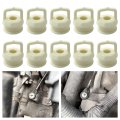 10pcs New Auto Shifter Cable Linkage Bushing Rubber Repair Kit For Chevrolet Silverado White