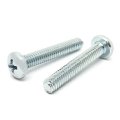50 Pieces M5-0 8x25 Phillips Pan Head Machine Bolts Screws Unc Coarse Full Threads Zinc Clear