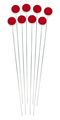 Blazer 376rdm-8 Red 36-inch Metal Post Reflective Driveway Marker Pack Of 8