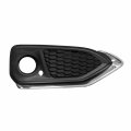 Upgrade Your Auto Replacement Black Chrome Plastic Front Passenger Side Fog Light Bezel Crshl00023 