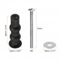 Uxcell 2 Set M6 Toilet Seat Hinges Screws Expanding Rubber Bolt Top Nuts For Mounting Replacement Parts Kit Washer Dia 18mm 0