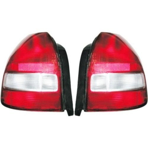 Honda Civic Hatchback Replacement Tail Light Unit Red Rear Lamp Assembly 1 Pair Part Number Waterproof