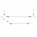 A-premium Fuel Tank Straps Compatible With Toyota Highlander 2008-2013 V6 3l 3 5l Electric Gas Dohc Naturally Aspirated 2-pc