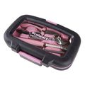 Household Hand Tools Pink Set 15 Piece By Stalwart Includes A Hammer Wrench Screwdriver Pliers Tool Kit For The Home Office Or 