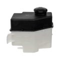 Non Pressurized Coolant Reservoir For Hyundai Accent 2006 2007 2008 2009 2010 2011 Plastic Clear Black 0 65 Liters With Cap 