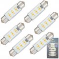 Wiseshine Festoon 6418 6411 Led Bulb 38mm C5ws Warm White 3000k Bulb De3425 De3423 Dc 12v For Camper Rv Automotive Interior