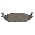 Front Brake Pads For Chrysler Aspen 2007 2008 2009 4000 Hybridynamic Series Mechanical Wear Sensor 6 55 In Width 0 63 Thickness 