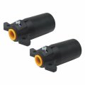 Usonline911 7-way Blade Round Rv Style Trailer End Connector 2pcs