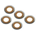Engine Oil Level Sensor Seal Gasket For Chevy Lumina 1995 1996 Steel Rubber Brown Alx-pau-ac-10151633-cla21 