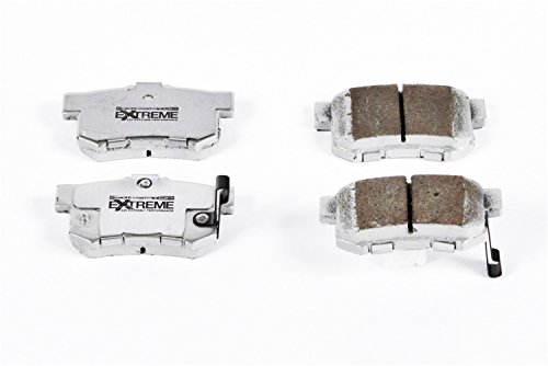 Z26-537 Performance Carbon Fiber Ceramic Rear Brake Pads With Installation Hardware For Honda Accord Civic Acura Ilx And Other