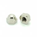 Ten 10 1 2-13 Nickel Plated Acorn Hex Cap Nuts Bcp246 