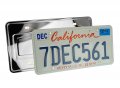 Lfparts Stainless Steel License Plate Backing Reinforce Holder Bracket Chrome