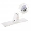 Uxcell Office Desk Partition Support Bracket 2pcs Stand Base Removable Clamp Divider Brackets Screen Clip Holders For 4-9mm