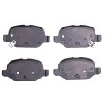 Front Disc Brake Pads For Fiat 500 2009 2010 Ceramic Friction Mechanical Wear Sensor 1 73 In Height 3 77 Width 