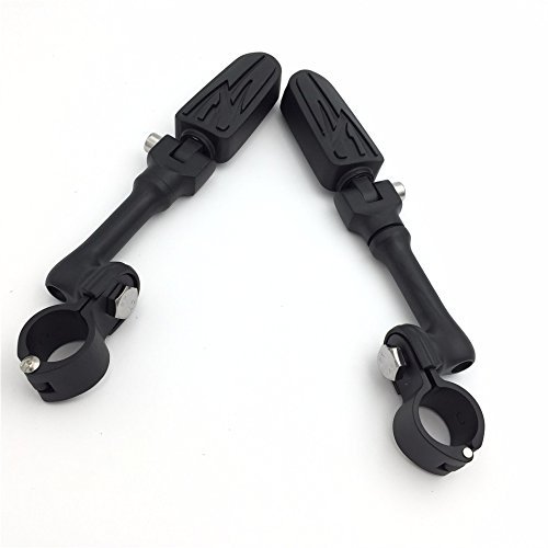 Adjustable Highway Peg Mounting Kit For 1 5 In Front Engine Guard Frame Tube V Star Roadstar Suzuki Boulevard Lightning