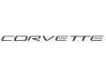1997-2004 Corvette Front Letters Carbon Fiber