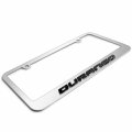 Ipick Image Made For Dodge Durango 3d Embossed Letters On Mirror Chrome Metal License Plate Frame