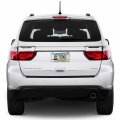 Ipick Image Made For Dodge Durango 3d Embossed Letters On Mirror Chrome Metal License Plate Frame