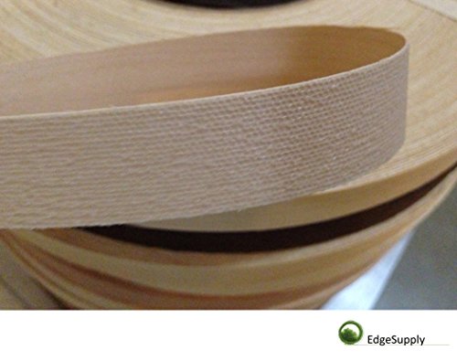 Maple 7 8 X 50 Preglued Wood Veneer Edgebanding Roll Flexible Tape Easy Application Iron On With Hot Melt Adhesive