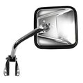 Passenger Side Mirror For Jeep Cj Stainless Steel Foldaway Manual Door Mount Silver 60021c 