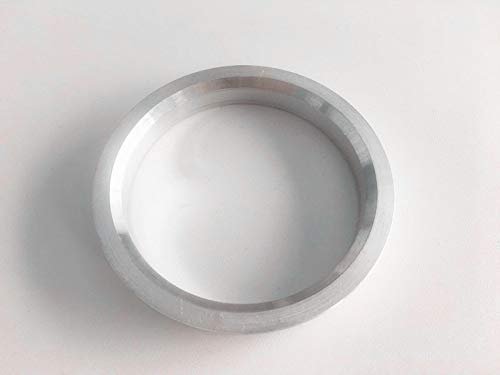 Silver Aluminum Hubcentric Center Rings 67 1mm Hub To 74mm Wheel Set Of 4 For Many Mitsubishi Mazda Kia Hyundai