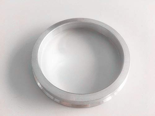 Silver Aluminum Hubcentric Center Rings 67 1mm Hub To 74mm Wheel Set Of 4 For Many Mitsubishi Mazda Kia Hyundai