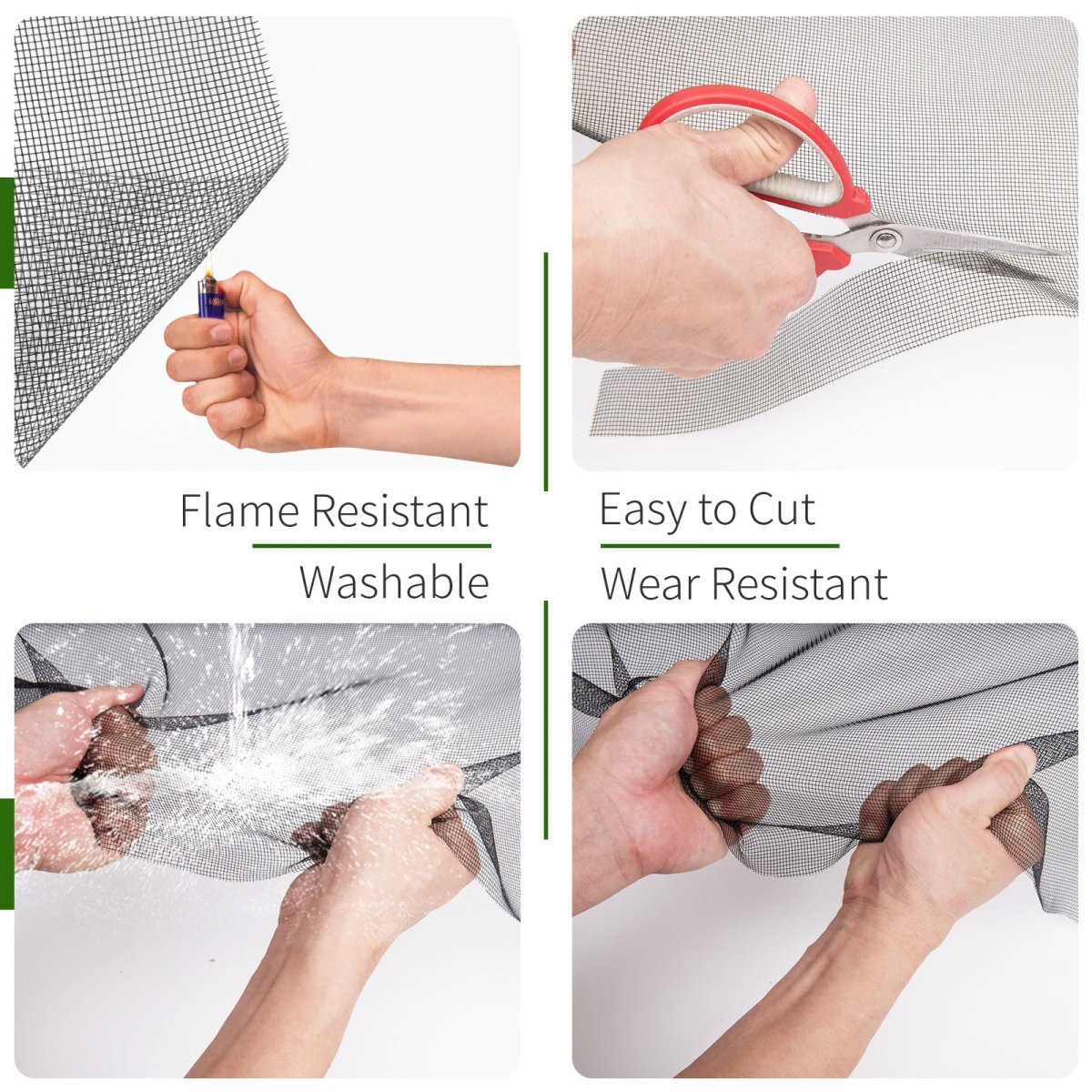 36 X100 Window Screen Mesh Replacements For Houses Fiberglass Roll Screen Uv Protection Screens Window Door Porch By Kako Blac