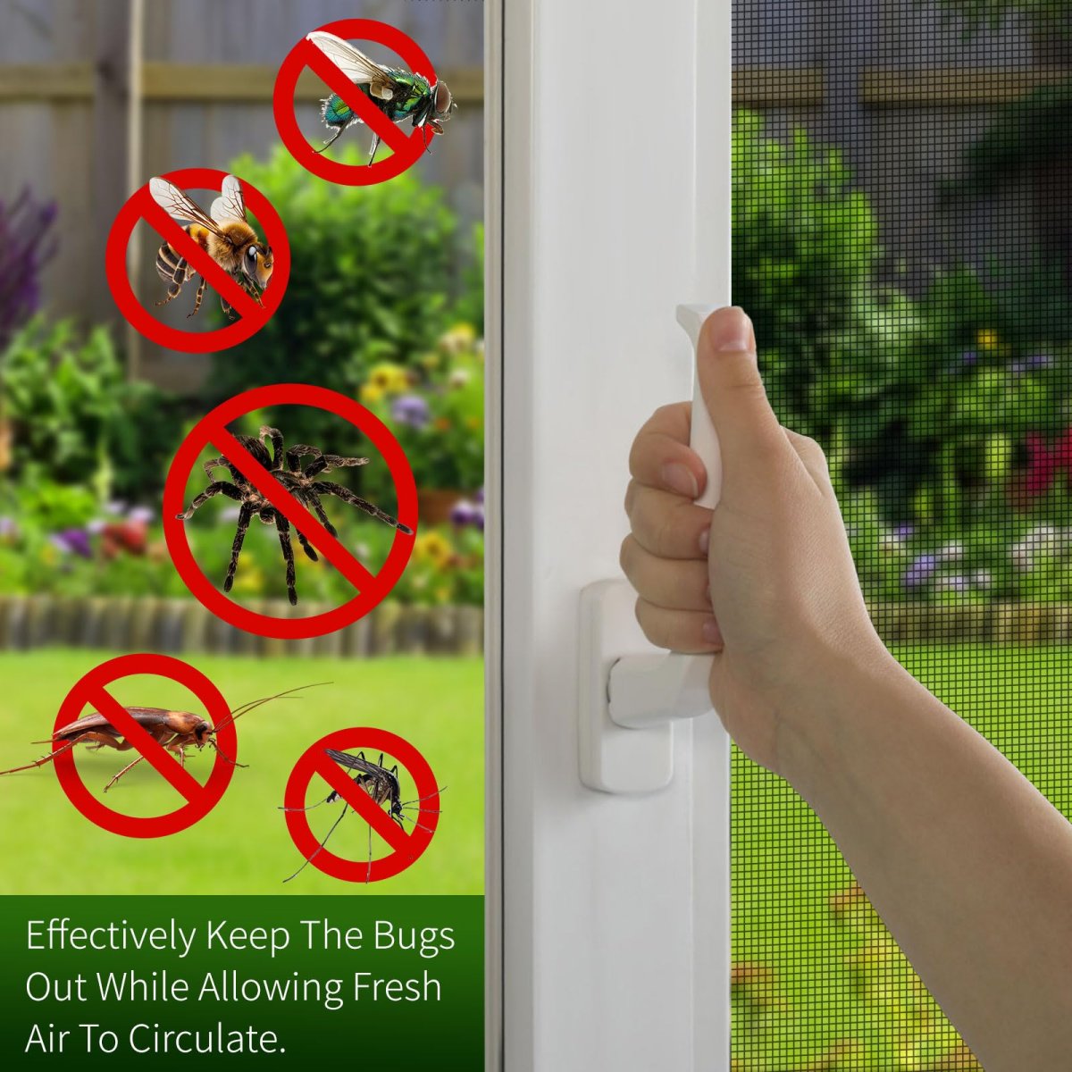 36 X100 Window Screen Mesh Replacements For Houses Fiberglass Roll Screen Uv Protection Screens Window Door Porch By Kako Blac