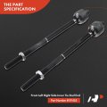 A-premium 6pcs Front Suspension Kit Inner Outer Tie Rod End Sway Bar Links Compatible With Ford Crown Victoria 03-11 Lincoln