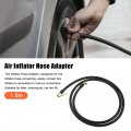X Autohaux 1 5m Tire Inflator Extension Hose Chuck Adapter Quick Connect Release Air Compressor Pump With Deflation Tube