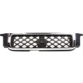 Nissan Pathfinder Grille Assembly 1999 2000 2001 Chrome Shell With Painted Dark Gray Insert Se Model Plastic Ni1200188 