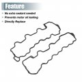 X Autohaux 1 Pair Valve Cover Gasket No 1120160221 1120160321 For Mercedes-benz C240 2001-2005 C280 1998-2000