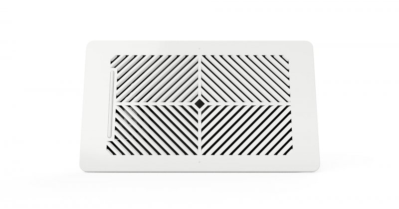 Flair Smart Vent 6x10 White Ac Cover For Floors Walls And Ceilings Requires Puck To Operate Thermostats Voice Assistants