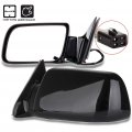 Ocpty Black Right Side Mirror Fit For 1988 1990-1998 Chevy C1500 Smooth Glass Manual Fold Non-heated