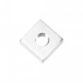 Uxcell Square Nuts M4x9mmx3mm Zinc-plated Metric Coarse Thread Assortment Kit 100 Pcs