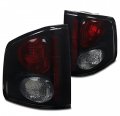 Tail Brake Lights Rear Lamps Black Smoke For 1994-2004 Chevy S10 Gmc Sonoma 