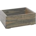 Wood Crate Rectangular Weatherwood Stained 14 3 L X 11 1 4 W 5 7 8 H 