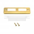 Uxcell Door Strike Plate 143mm X 38mm 201 Stainless Steel Latch Deadbolt For Frame Jamb Gold