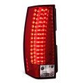 Auto Dynasty Tail Light Assembly With Parking For 2007-2014 Cadillac Escalade Esv Driver Left Side Factory Style Chrome Housing 