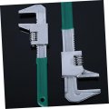 Doitool 1pc F-type Wrench Wide Jaw Opening Movable Pliers Adjustable Spanner Faucet Straight Pocket Tools Right Angle Hand 45