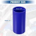 Uxcell 2 5 Id 6 Length 4-ply Reinforced High Temp Straight Coupler Silicone Reducer Hose Blue For Car Intercooler Intake Piping