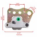Caltric Front Left And Right Brake Caliper With Pads Compatible Polaris Xpedition 425 2001 2002