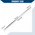 Hihaha Universal Car Braided Ground Straps Front Tinned Wire Durable Copper 610mm 3pcs Silver Tone