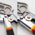 Idili Light Steel Keel Clamp Professional 12 Inch High-carbon Stud Crimper Punch Fastening Forceps Flat Mouth Metal Plier