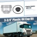 Uxcell 3 75 Trailer Oil Cap Kit Bath Dust Plugs For Al Ko 10000 Or 12000 Axles 3-3 4 O D Bearings Races Sealss Hub Threaded Cap