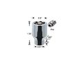 4 1 2 Et Conical Wheel Locks With Puzzle Key Anti Theft Lug Nuts 