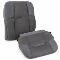 Front Driver Side Bottom And Top Back Replacement Seat Covers Cloth Gray For Nissan Frontier Sv Crew Cab 2015 2016 2017 2018 