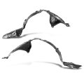 Front Inner Driver And Passenger Side Fender Liners Pair For Nissan Altima 2019-2023 Black 