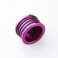 Adlerspeed Purple Anodized Aluminum Racing Cam Camshaft Seal Compatible With Honda B16 B18 B20 H22 H23